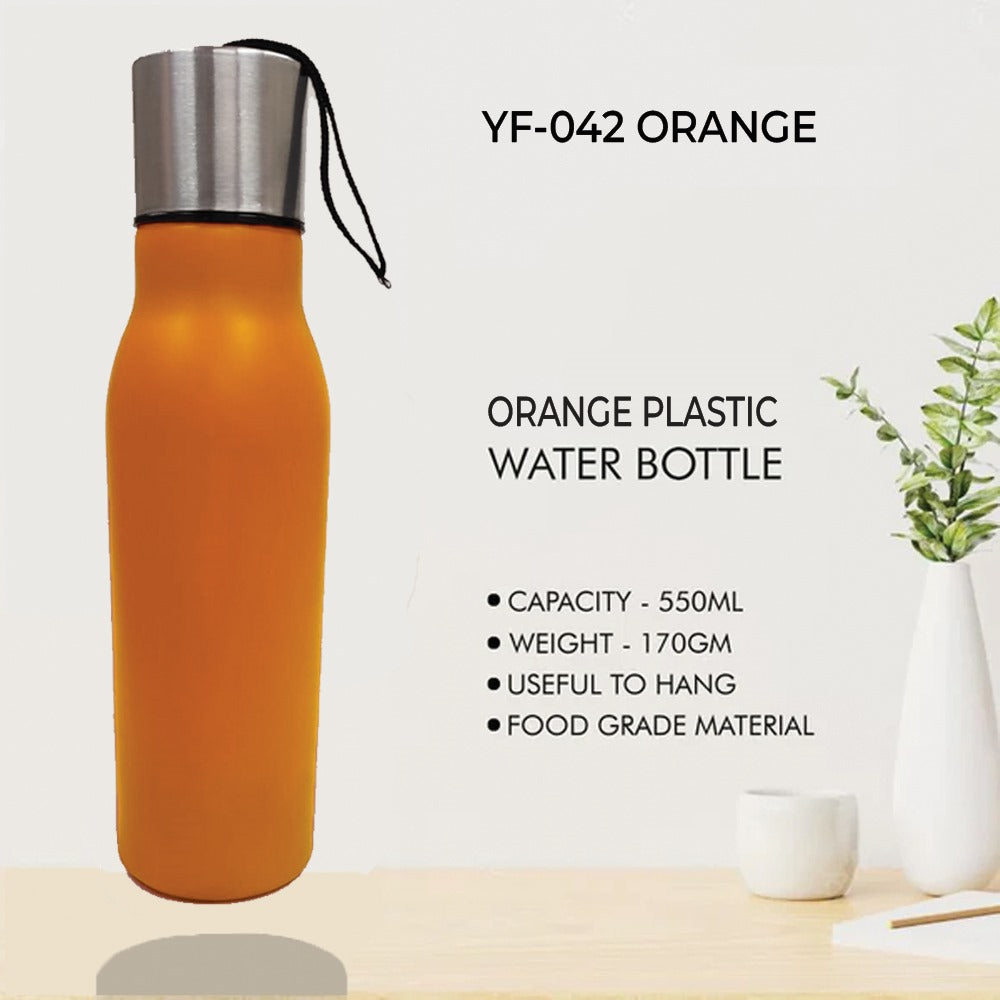 Bold and bright orange BOTTLE
